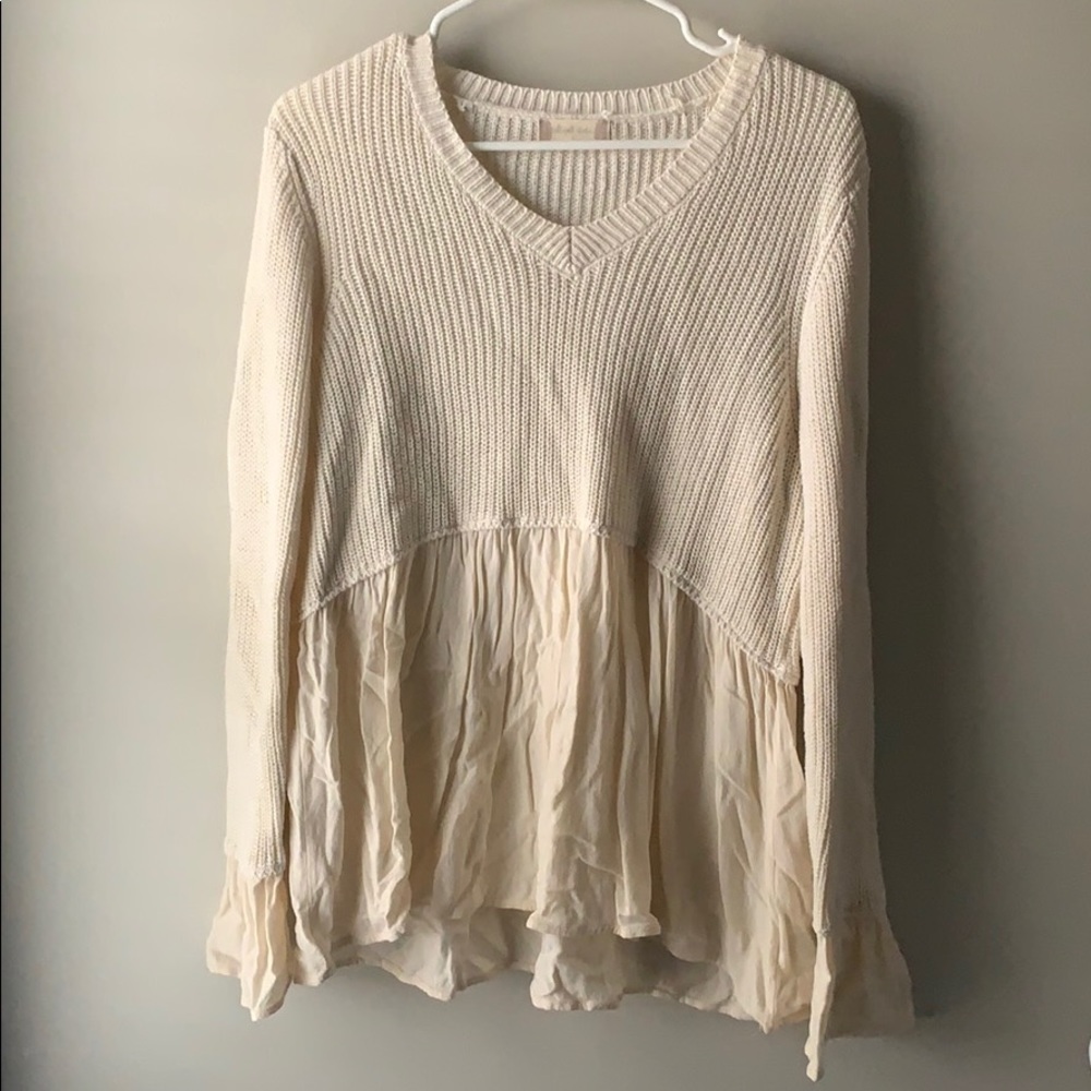 Cream sweater